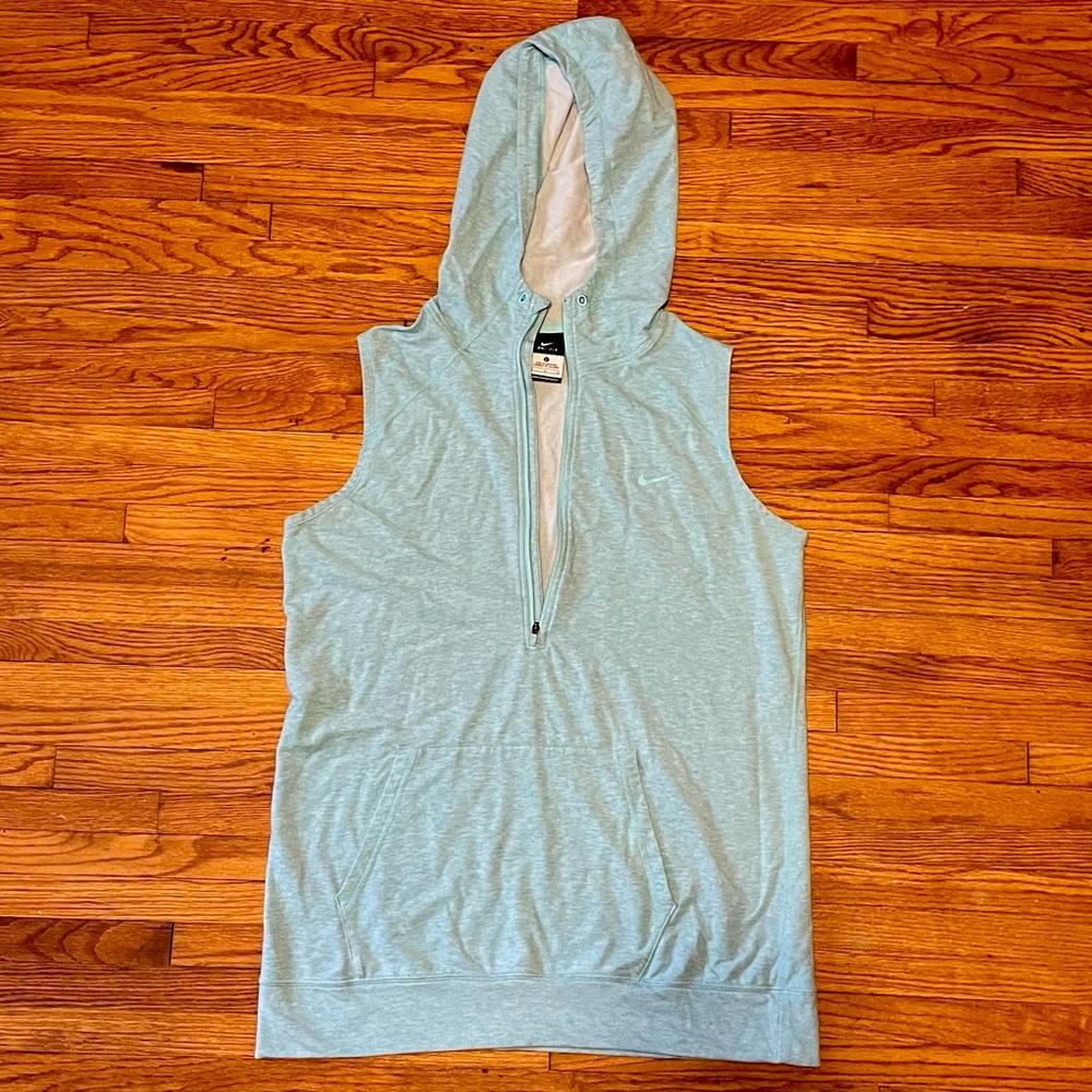 Large Nike Dri Fit Sleeveless Hoodie